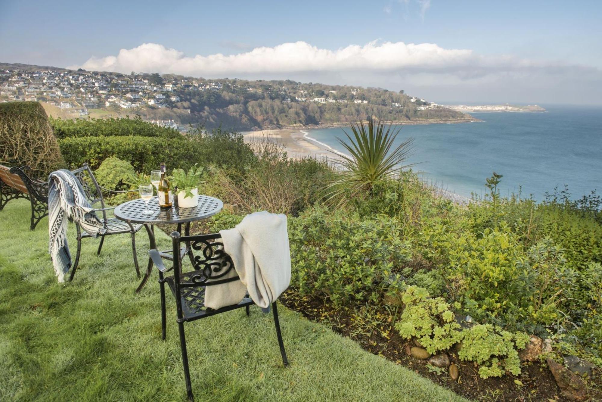 The Secret Seascape, Carbis Bay, St Ives Vila Exterior foto